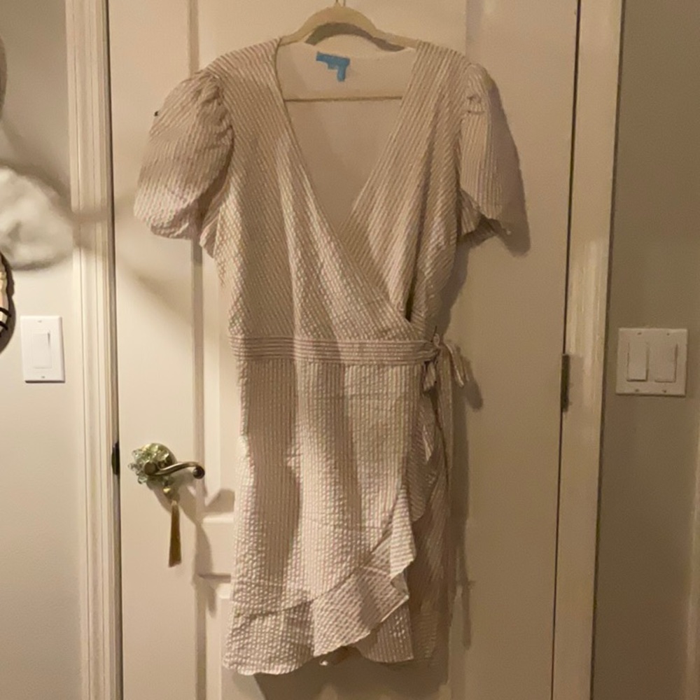 Draper James RSVP Puff Sleeve Wrap Dress